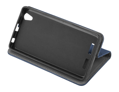 Cover til Samsung Galaxy A56 A566 / A36 A366, OEM, Smart Magnet, Mørkeblå