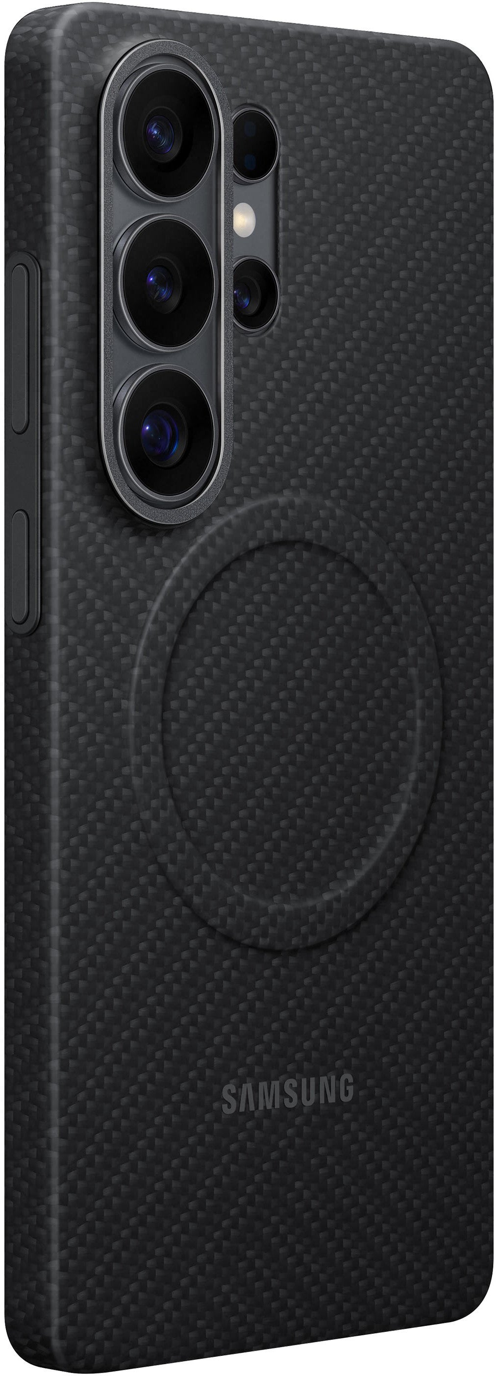 Cover til Samsung Galaxy S26 Ultra S948, Carbon Magnet Case, Sort EF-KS948SNEGWW