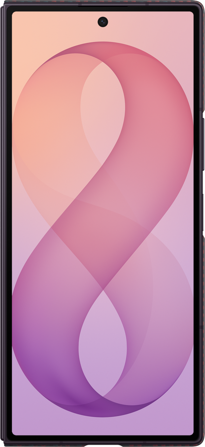 Cover til Samsung Galaxy Z Fold8 Ultra F976, Carbon Magnet Case, Rød EF-KF976SREGWW