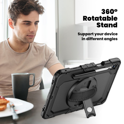 Cover til Samsung Galaxy Tab S11, Tech-Protect, Solid360, Sort