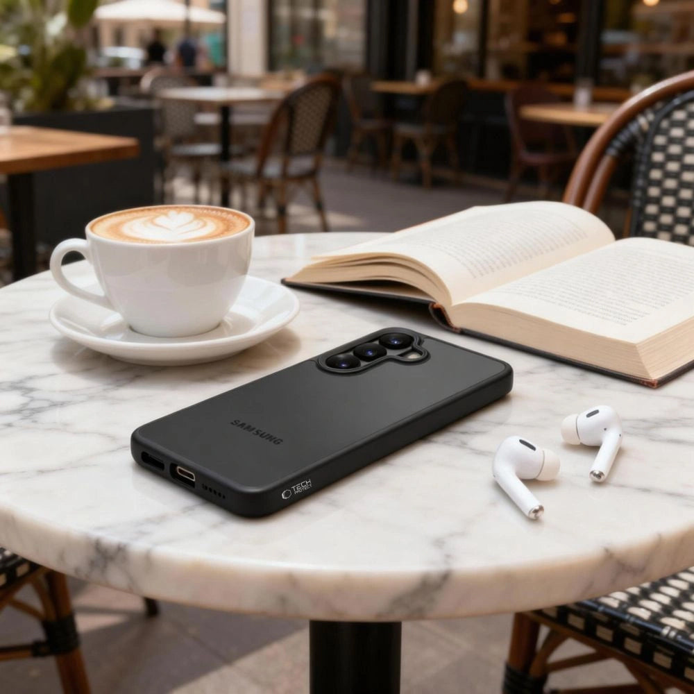 Cover til Samsung Galaxy A57 5G, Tech-Protect, Magmat, Mat Sort