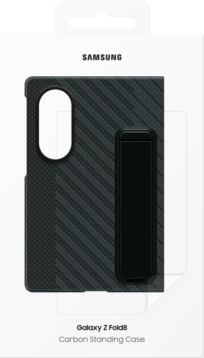 Cover til Samsung Galaxy Z Fold8 F971, Carbon Standing, Sort EF-XF971SBEGWW