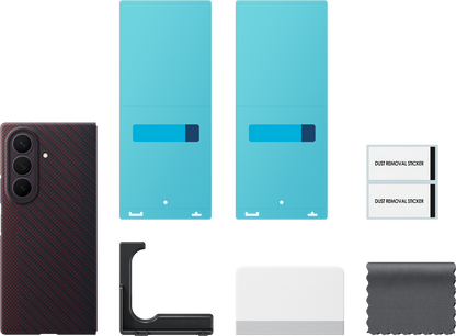 Cover til Samsung Galaxy Z Fold8 Ultra F976, Carbon Magnet Case, Rød EF-KF976SREGWW