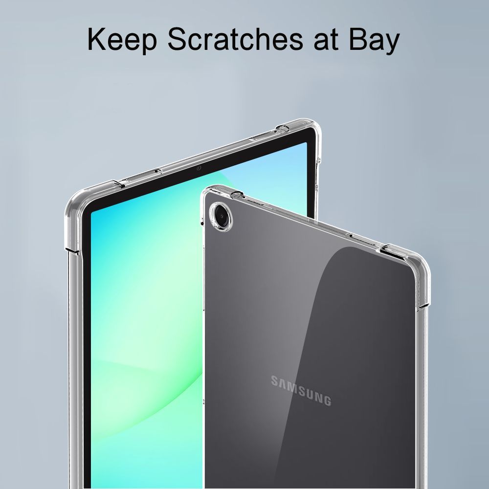 Etui til Samsung Galaxy Tab A11 / Tab A9, Tech-Protect, Flexair, Gennemsigtig