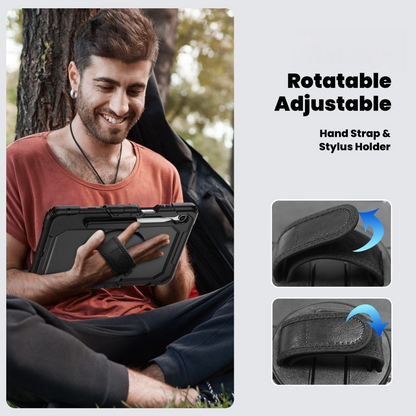 Cover til Samsung Galaxy Tab S11, Tech-Protect, Solid360, Sort