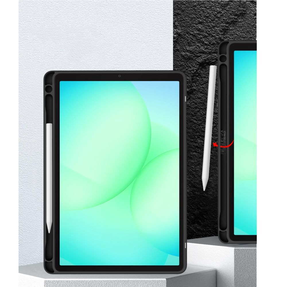 Cover til Samsung Galaxy Tab A11 / Tab A9, Tech-Protect, SC PEN Hybrid, Sort