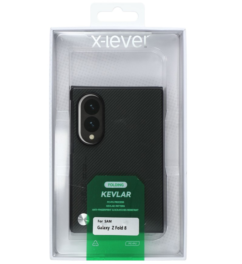 Cover til Samsung Galaxy Z Fold8 F971, X-Level, Carbon, Sort