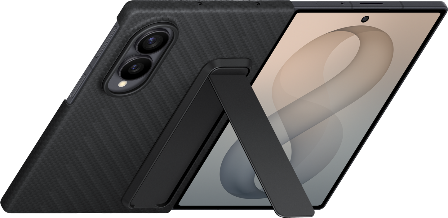 Cover til Samsung Galaxy Z Fold8 F971, Carbon Standing, Sort EF-XF971SBEGWW