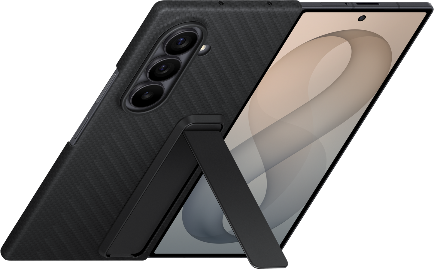 Cover til Samsung Galaxy Z Fold8 Ultra F976, Carbon Standing, Sort EF-XF976SBEGWW