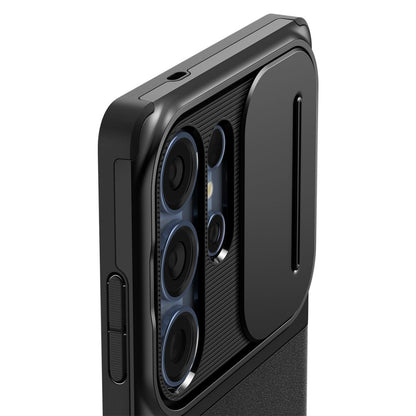 Etui til Samsung Galaxy S25 Ultra S938, Spigen, OPTIK ARMOR, Sort ACS08969
