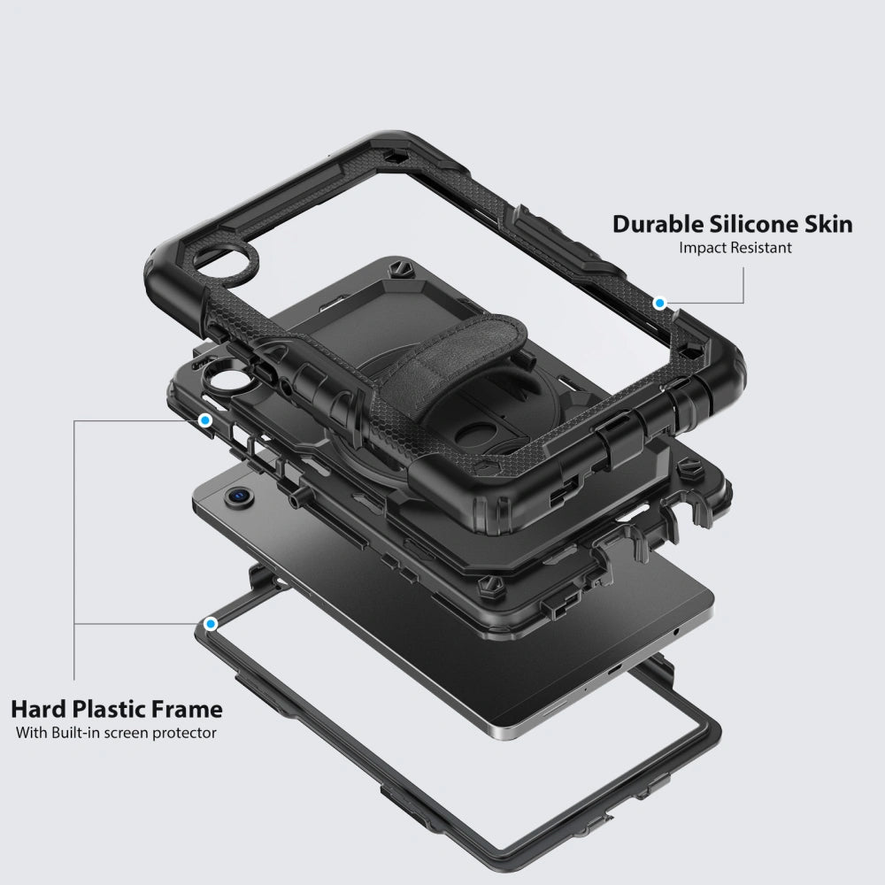 Cover til Samsung Galaxy Tab A11 / Tab A9, Tech-Protect, Solid, Sort