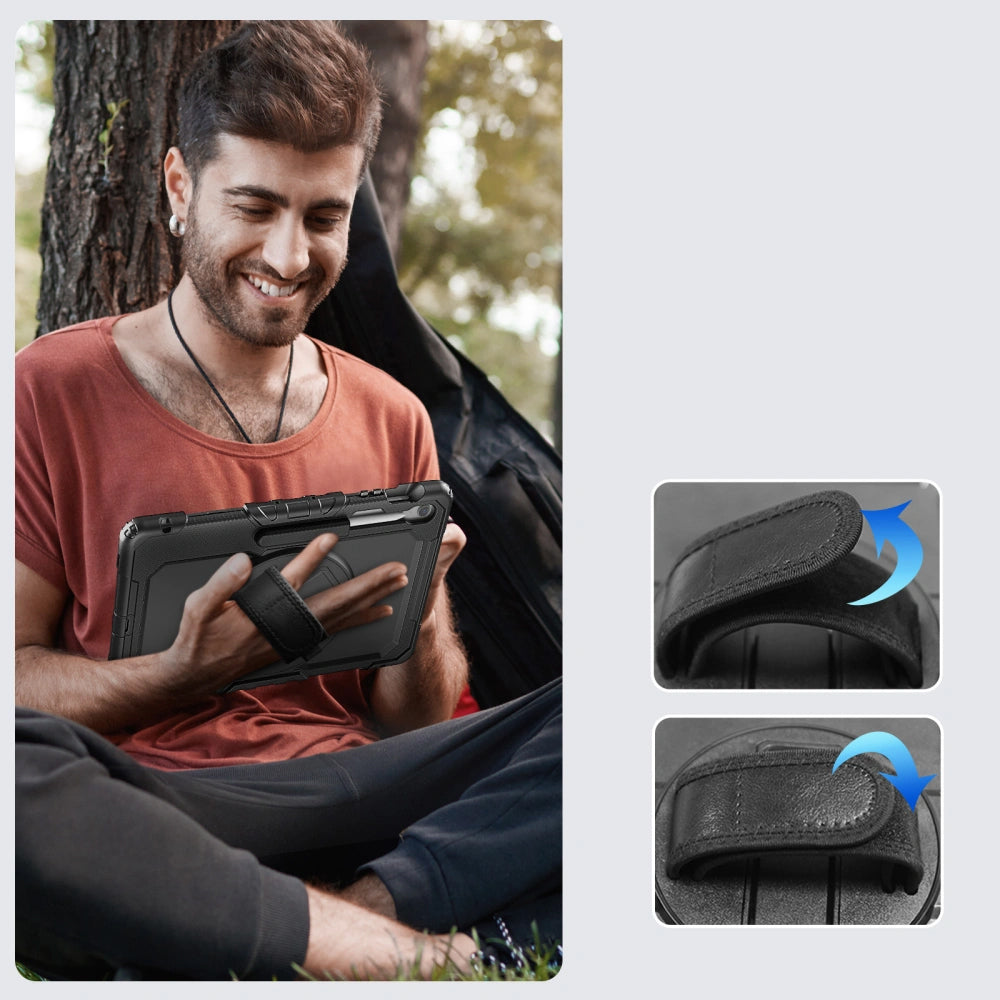 Cover til Samsung Galaxy Tab S10 FE+, Tech-Protect, Solid, Sort