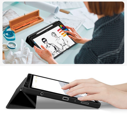 Cover til Samsung Galaxy Tab A11 / Tab A9, Tech-Protect, SC PEN Hybrid, Sort