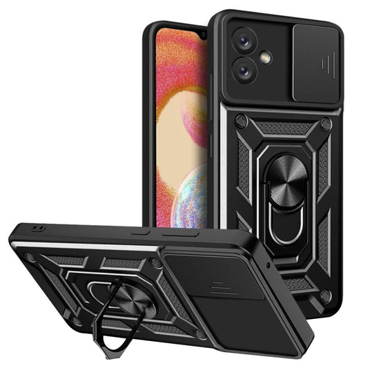 Cover til Samsung Galaxy A04e A042 / M04 M045, Techsuit, CamShield, Sort