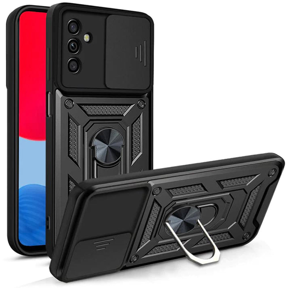 Cover til Samsung Galaxy A04s A047 / A13 5G A136, Techsuit, CamShield, Sort