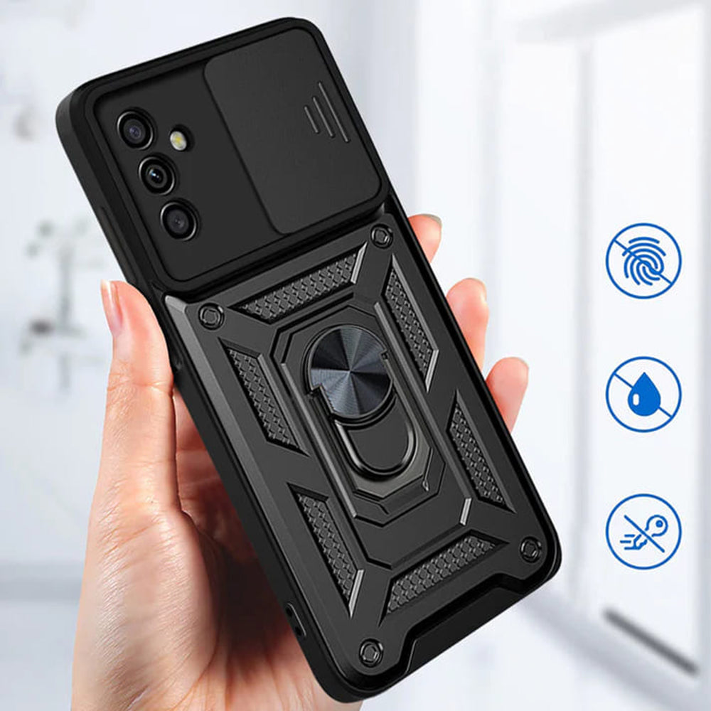 Cover til Samsung Galaxy A04s A047 / A13 5G A136, Techsuit, CamShield, Sort