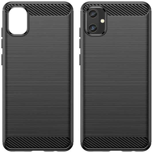 Cover til Samsung Galaxy A05 A055, Techsuit, Carbon, Sort