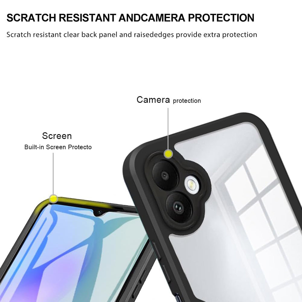 Cover til Samsung Galaxy A05 A055, Techsuit, ColorVerse 360, Sort