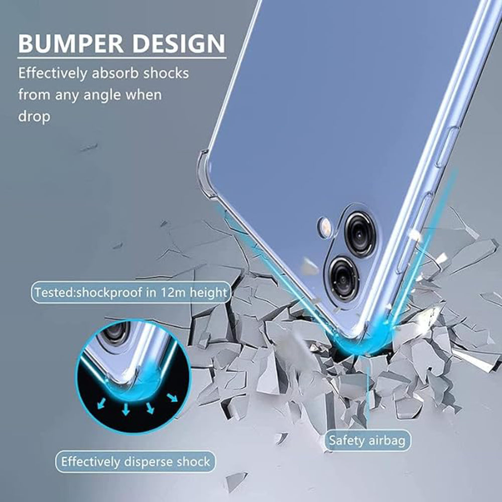 Cover til Samsung Galaxy A05 A055, Techsuit, Stødabsorberende Klar, Transparent