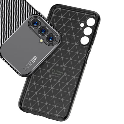 Cover til Samsung Galaxy A05s A057, Techsuit, CarbonFiber, Sort