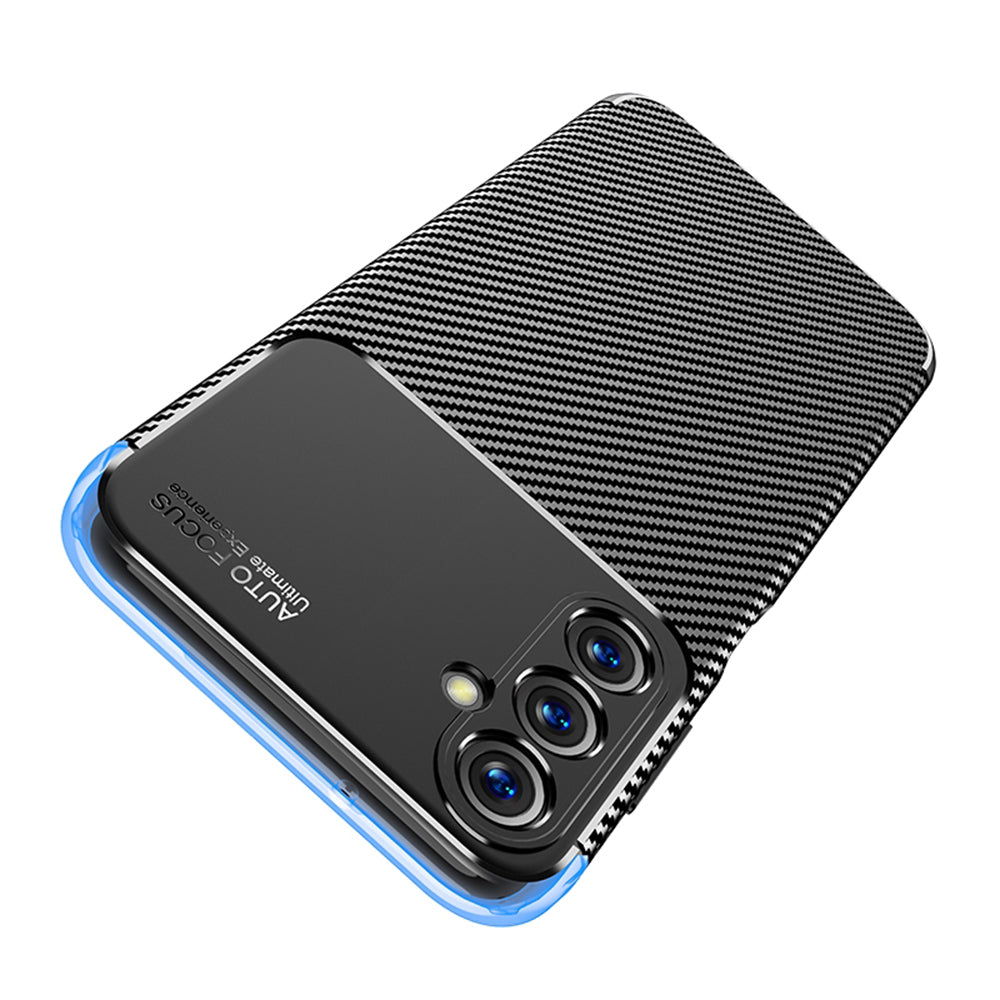 Cover til Samsung Galaxy A05s A057, Techsuit, CarbonFiber, Sort