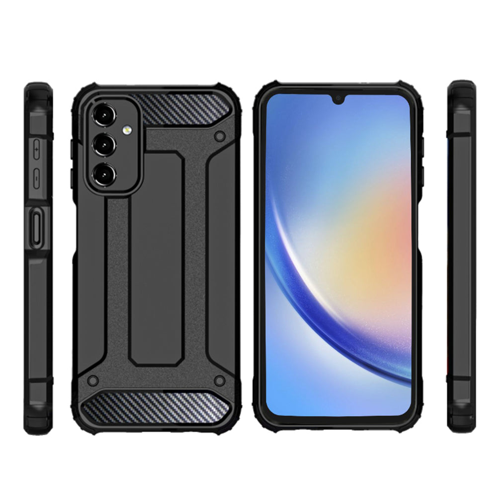 Cover til Samsung Galaxy A05s A057, Techsuit, Hybrid Armor, Sort