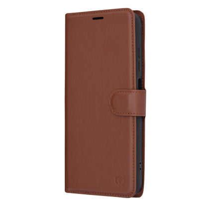 Cover til Samsung Galaxy A05s A057, Techsuit, Leather Folio, Brun