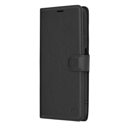 Cover til Samsung Galaxy A05s A057, Techsuit, Leather Folio, Sort
