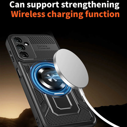 Cover til Samsung Galaxy A05s A057, Techsuit, RuggedCam, Sort