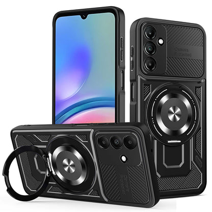 Cover til Samsung Galaxy A05s A057, Techsuit, RuggedCam, Sort