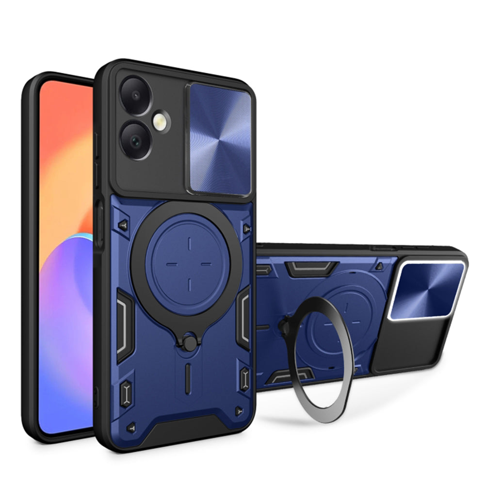Cover til Samsung Galaxy A06 A065, Techsuit, CamGuard Pro, Blå