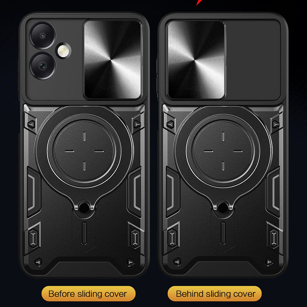 Cover til Samsung Galaxy A06 A065, Techsuit, CamGuard Pro, Blå