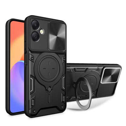 Cover til Samsung Galaxy A06 A065, Techsuit, CamGuard Pro, Sort