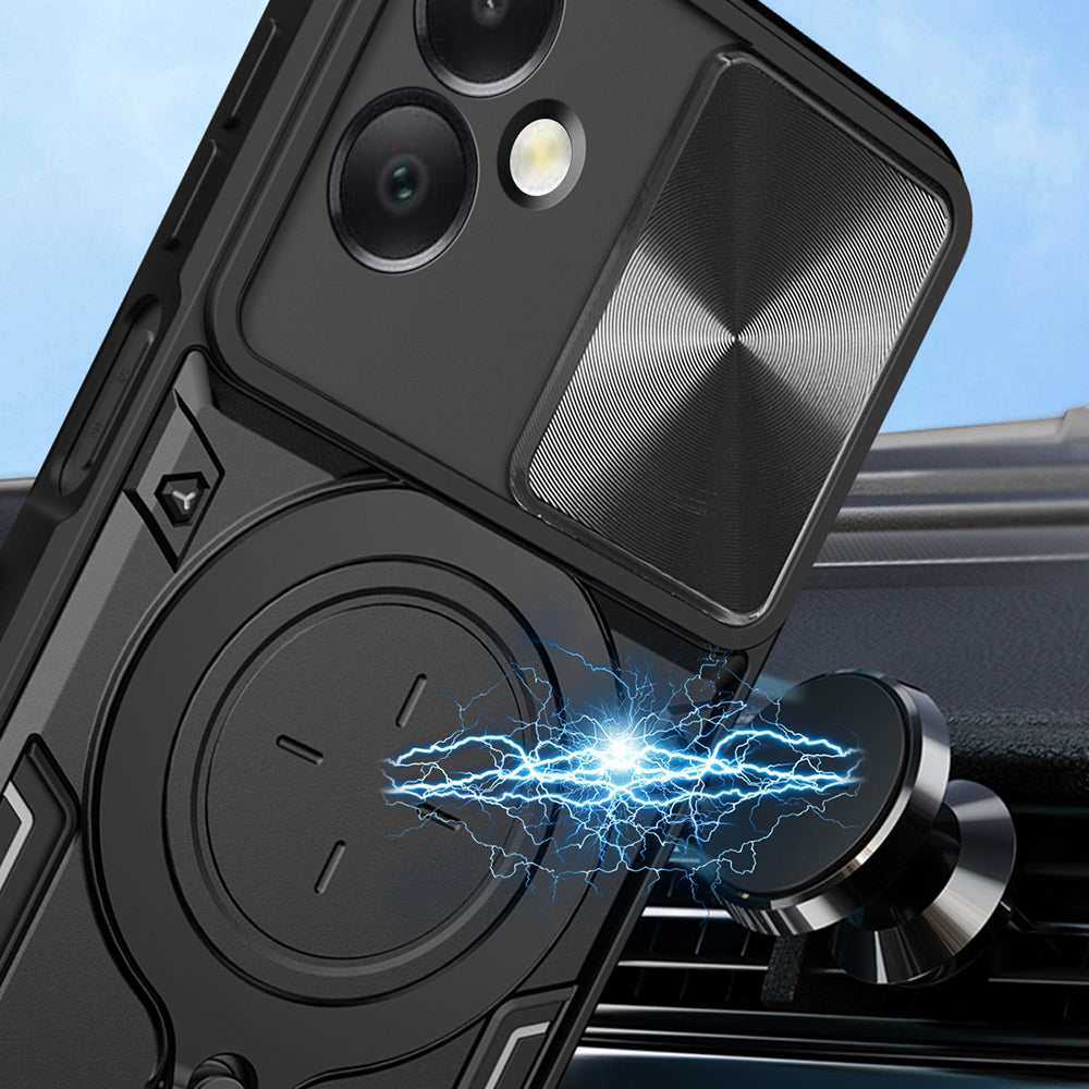 Cover til Samsung Galaxy A06 A065, Techsuit, CamGuard Pro, Rød