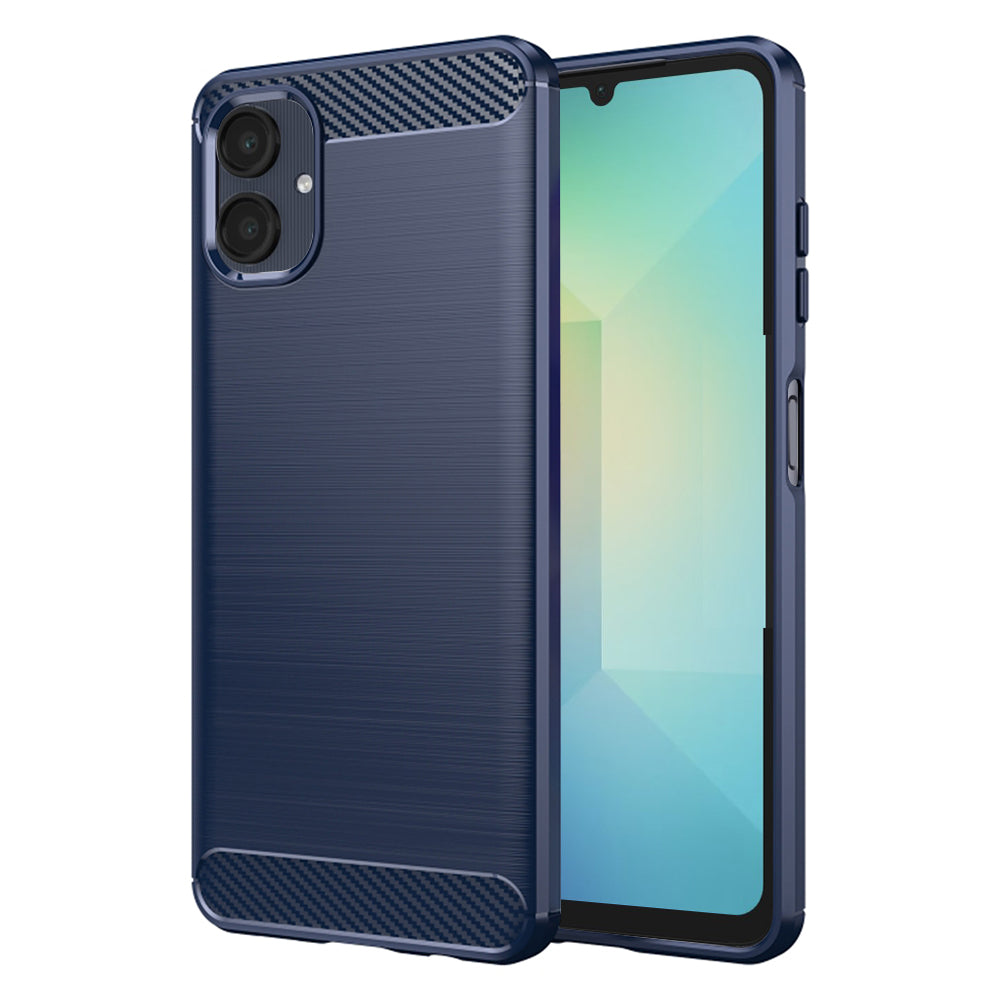 Cover til Samsung Galaxy A06 A065, Techsuit, Carbon, Blå