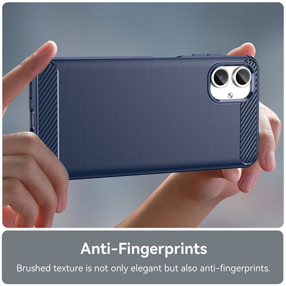 Cover til Samsung Galaxy A06 A065, Techsuit, Carbon, Blå