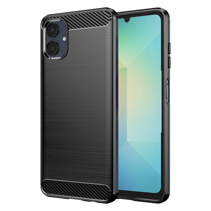 Cover til Samsung Galaxy A06 A065, Techsuit, Carbon, Sort