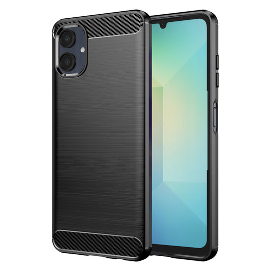 Cover til Samsung Galaxy A06 A065, Techsuit, Carbon, Sort