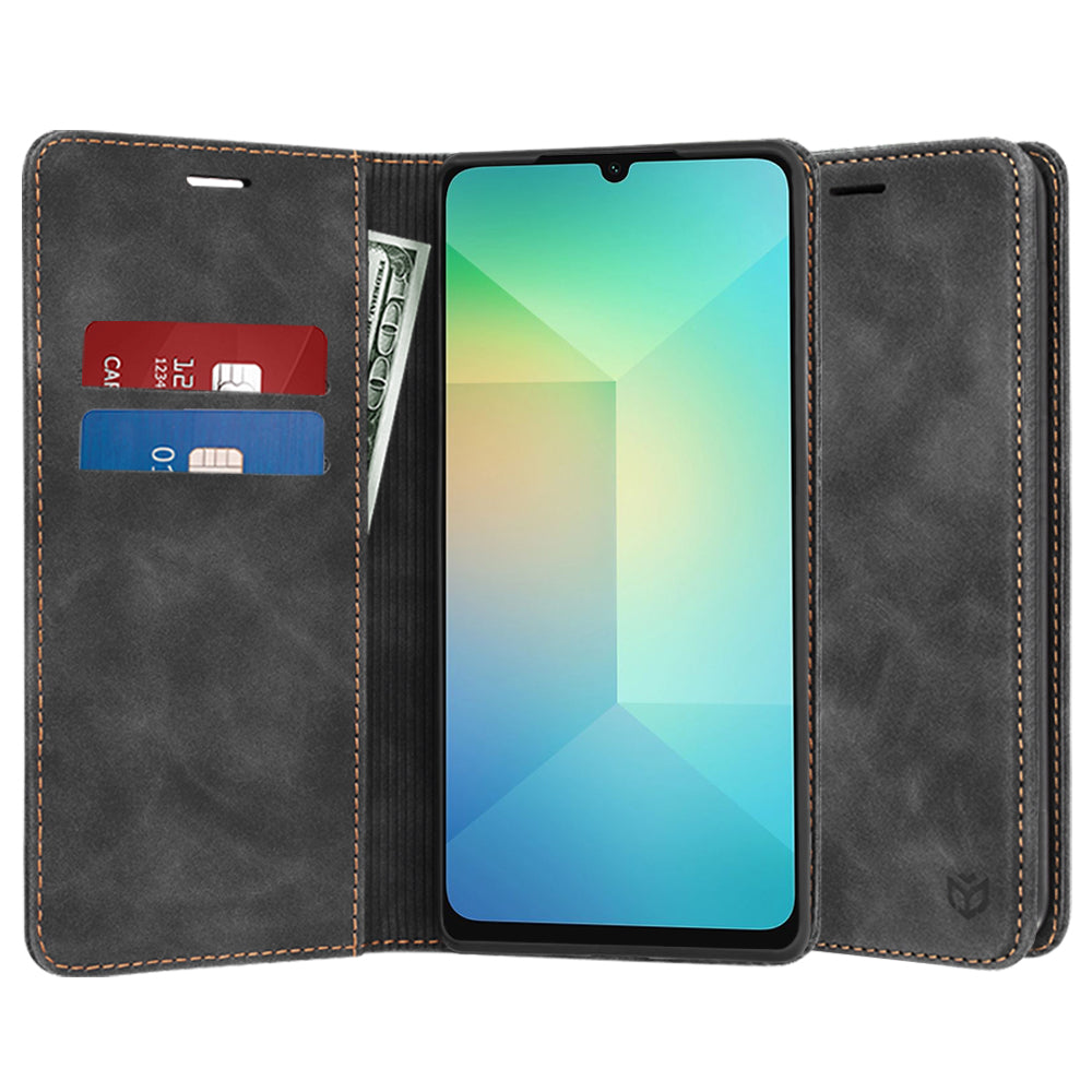 Cover til Samsung Galaxy A06 A065, Techsuit, Confy, Sort