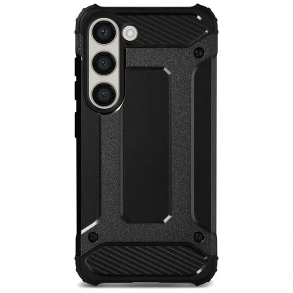 Cover til Samsung Galaxy A06 A065, Techsuit, Hybrid Armor, Sort