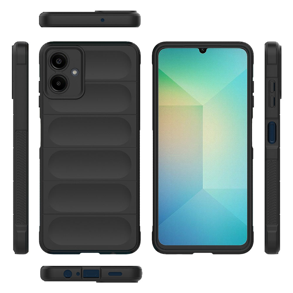 Cover til Samsung Galaxy A06 A065, Techsuit, Magic Shield, Sort