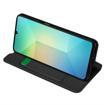 Cover til Samsung Galaxy A06 A065, Techsuit, Magskin Book, Sort
