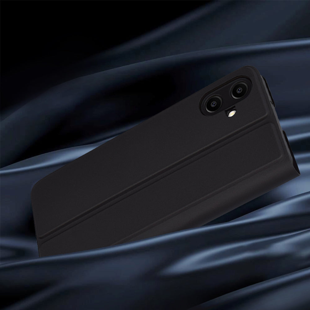 Cover til Samsung Galaxy A06 A065, Techsuit, Magskin Book, Sort