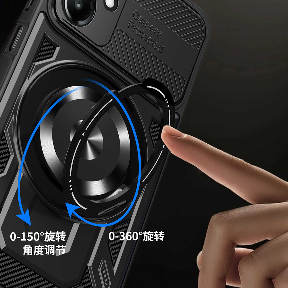 Cover til Samsung Galaxy A06 A065, Techsuit, RuggedCam, Blå
