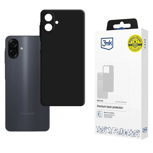 Cover til Samsung Galaxy A07 4G A075, 3MK, Mat Sort