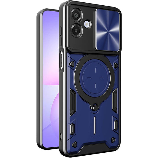 Cover til Samsung Galaxy A07 4G A075, Techsuit, CamGuard Pro, Blå