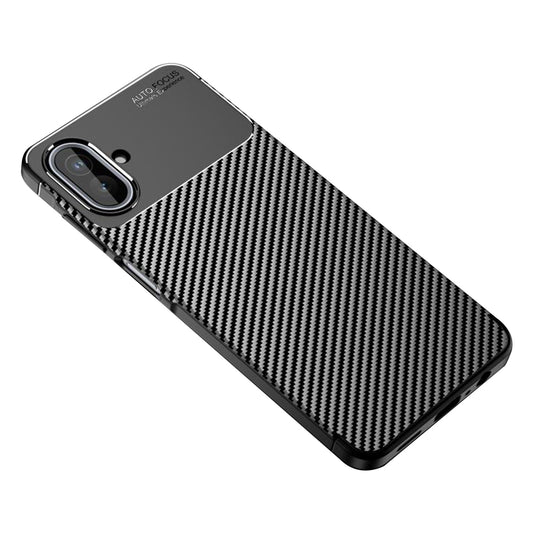 Cover til Samsung Galaxy A07 4G A075, Techsuit, CarbonFiber, Sort