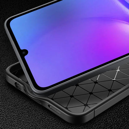 Cover til Samsung Galaxy A07 4G A075, Techsuit, CarbonFiber, Sort