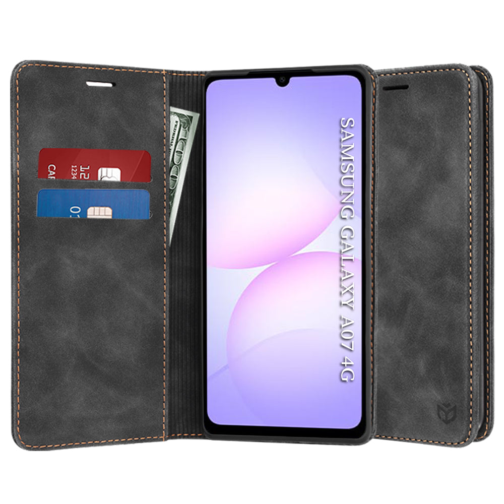 Cover til Samsung Galaxy A07 4G A075, Techsuit, Confy, Sort