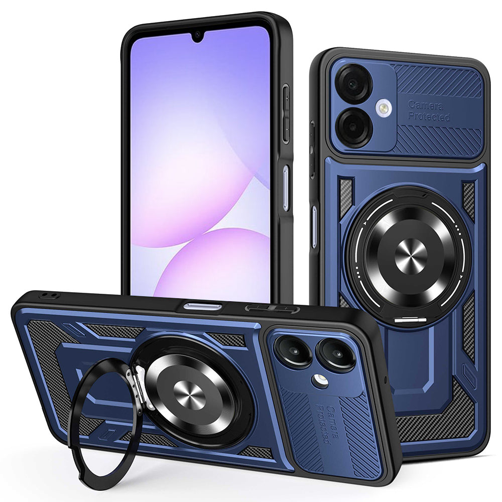 Cover til Samsung Galaxy A07 4G A075, Techsuit, RuggedCam, Blå